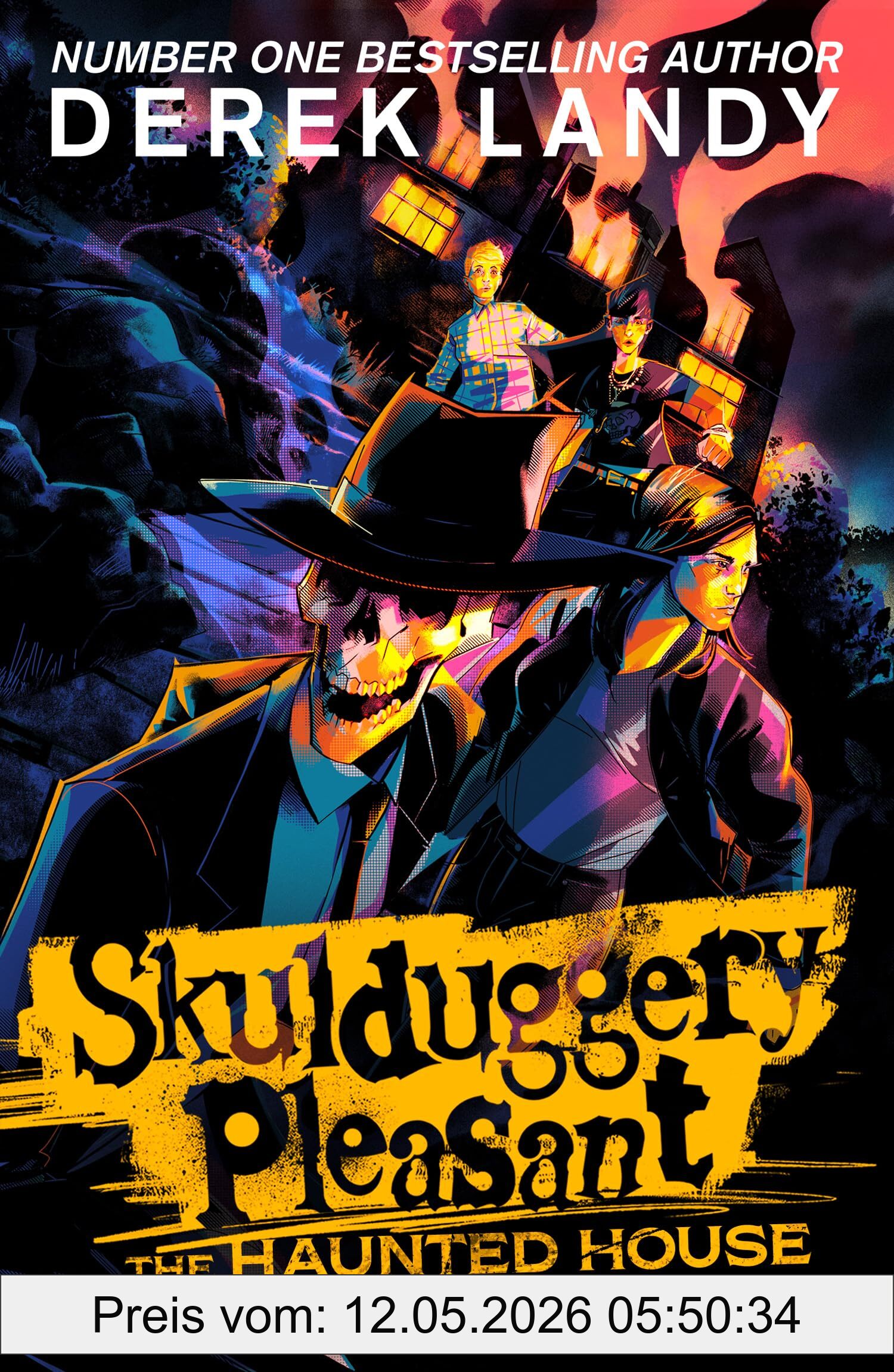 Derek Landy The Haunted House On Hollow Hill, New For 2024, An Epic Fantasy Adventure In The Bestselling Skulduggery Pleasant Universe