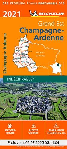 Die Buchhandlung in Oelde hat das Buch Carte Michelin Champagne-Ardenne 2021
