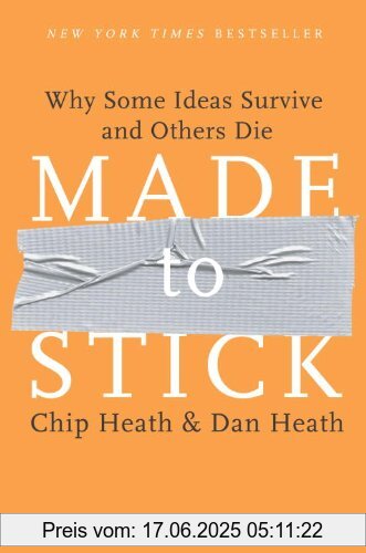 Binding : Gebundene Ausgabe, Label : Random House, Publisher : Random House, NumberOfItems : 1, PackageQuantity : 1, medium : Gebundene Ausgabe, numberOfPages : 336, publicationDate : 2007-01-02, releaseDate : 2007-01-02, authors : Chip Heath, Dan Heath, languages : english, ISBN : 1400064287