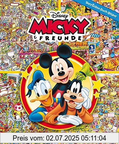 Die Buchhandlung in Oelde hat das Buch Micky & Freunde - Suchbilder: Disney Verrückte Such - Bilder