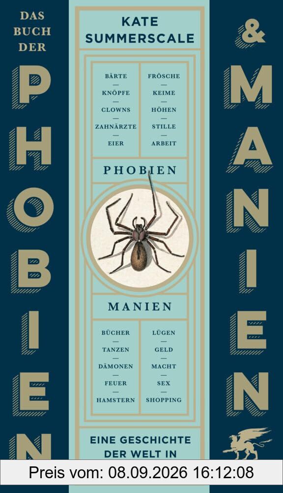 Das Buch der Phobien und Manien: Eine Geschichte der Welt in 99 Obsessionen