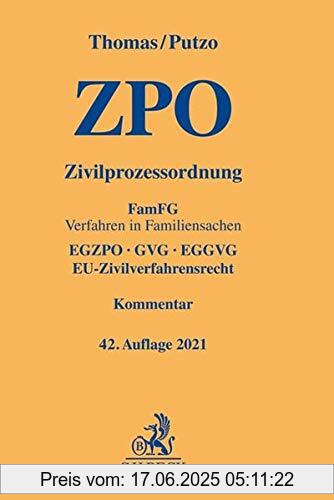 Brand : Beck C. H., Binding : Gebundene Ausgabe, Edition : 42, Label : C.H.Beck, Publisher : C.H.Beck, medium : Gebundene Ausgabe, numberOfPages : 2725, publicationDate : 2021-04-11, authors : Heinz Thomas, Hans Putzo, Klaus Reichold, Rainer Hüßtege, Christian Seiler, ISBN : 340676844X