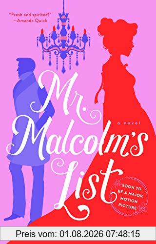 Suzanne Allain Mr. Malcolm's List