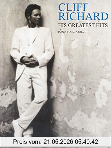 Cliff Richard, His Greatest Hits, (Piano, Vocal, Guitar)