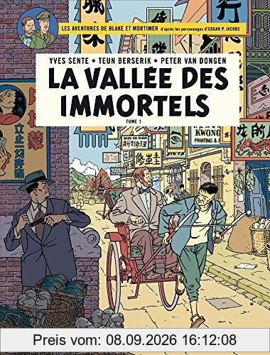 Les aventures de Blake et Mortimer : d'après les personnages d'Edgar P. Jacobs. Vol. 25. La vallée des immortels. Vol. 1. Menace sur Hong Kong