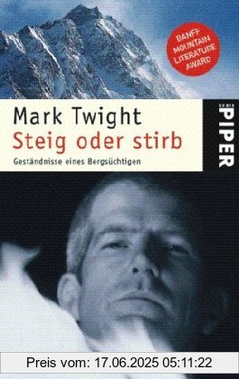 Binding : Taschenbuch, Edition : 3, Label : Piper Taschenbuch, Publisher : Piper Taschenbuch, medium : Taschenbuch, numberOfPages : 384, publicationDate : 2007-12-01, authors : Mark Twight, translators : Franca Fritz, Heinrich Koop, languages : german, ISBN : 3492248640