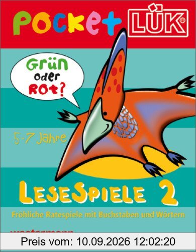 PocketLÜK: Lesespiele 2: 5-7 Jahre: Buchstaben- und Wörterspiele mit Selbstkontrolle. (5 - 7 Jahre)