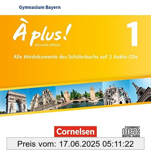 Brand : Cornelsen Verlag, Binding : Audio CD, Edition : Nouvelle édition, Label : Cornelsen Verlag, Publisher : Cornelsen Verlag, NumberOfItems : 3, Format : Audiobook, medium : Audio CD, publicationDate : 2017-10-01, authors : Otto-Michael Blume, Gertraud Gregor, Catherine Jorißen, Catherine Mann-Grabowski, ISBN : 3464247082