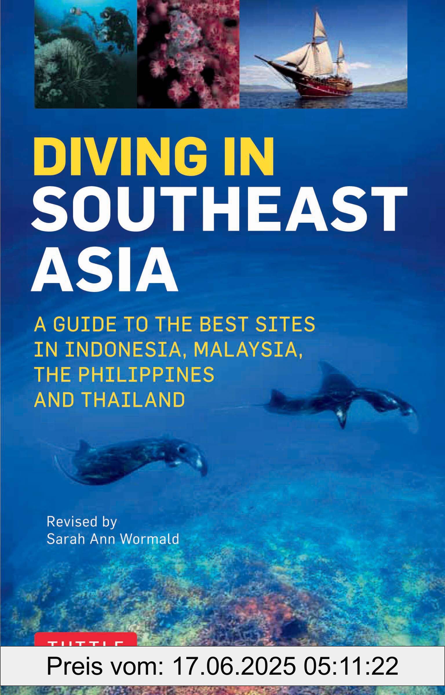 Brand : Tuttle Publishing, Binding : paperback, Label : Diving in Southeast Asia : The Best Dive Sites in Malaysia, Indonesia, the Philippines and Thailand : A Guide to the Best Sites in Indonesia, Malaysia, ... and Thailand (Periplus Action Guides), PackageQuantity : 1, Feature : Periplus Editions HK ltd, medium : paperback, numberOfPages : 288, publicationDate : 2017-03-07, releaseDate : 2017-03-07, languages : english, ISBN : 0804845948