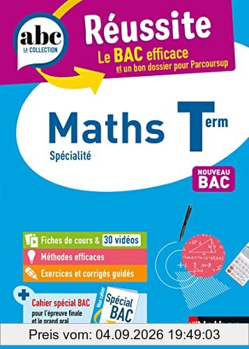 Maths terminale : spécialité : nouveau bac