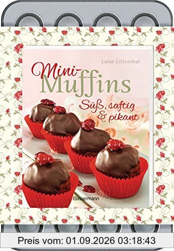 Mini-Muffins - Süß, saftig & pikant -Set: Mit 24er-Backform.