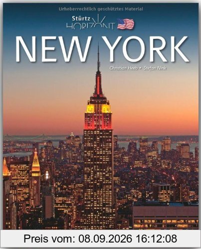Horizont NEW YORK - 160 Seiten Bildband mit über 260 Bildern - STÜRTZ Verlag