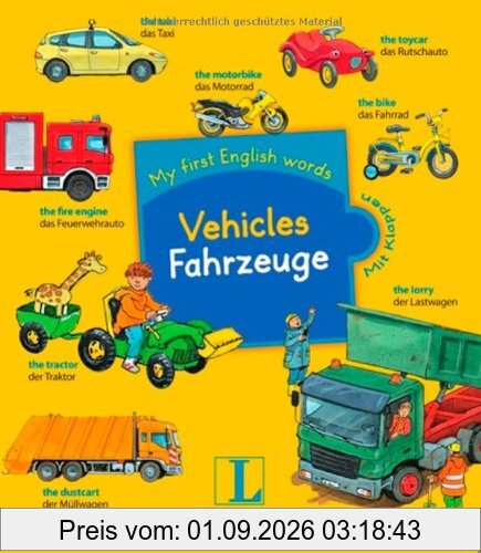 Vehicles - Fahrzeuge: My first English words , Englisch
