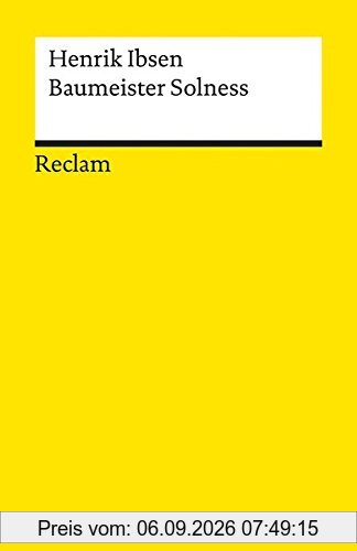 Baumeister Solness (Reclams Universal-Bibliothek)