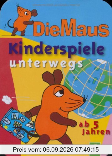 Die Maus. Kinderspiele unterwegs (ab 5 Jahren) Metallbox mit 50 Activity-Karten