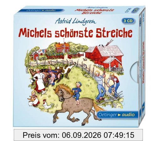 Michels schönste Streiche (3 CD): Lesungen, ca. 146 min.