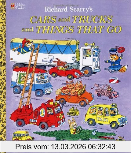 Richard Scarry's Cars And Trucks And Things That Go (Richard Scarry) (Giant Little Golden Book)