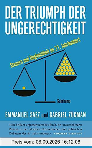 Der Triumph der Ungerechtigkeit: Steuern und Ungleichheit im 21. Jahrhundert