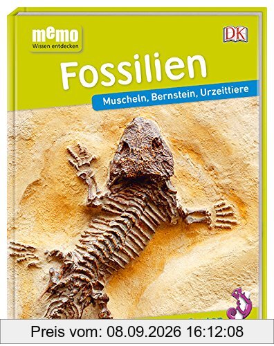 memo Wissen entdecken. Fossilien: Muscheln, Bernstein, Urzeittiere. Das Buch mit Poster!