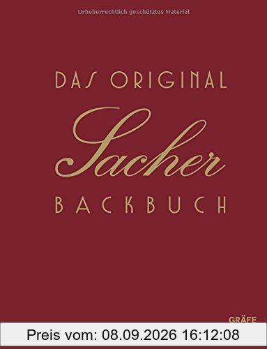Das Original Sacher-Backbuch: Lieblingsrezepte aus dem Hause Sacher (Einzeltitel)