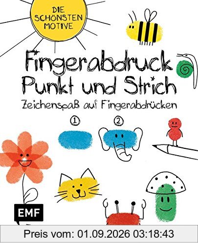 Fingerabdruck, Punkt und Strich – Zeichenspaß auf Fingerabdrücken: Die schönsten Motive