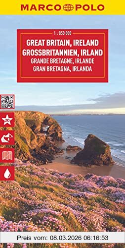 Marco Polo Reisekarte Großbritannien 1, 850.000, Irland (Marco Polo Maps)