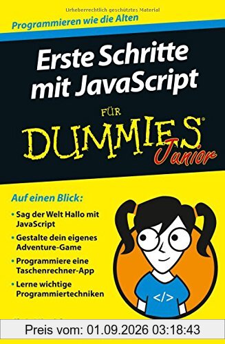 Erste Schritte mit JavaScript für Dummies Junior