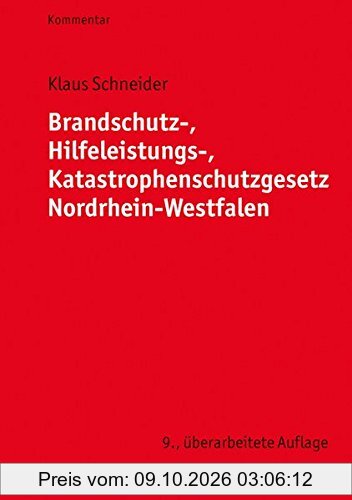 Brandschutz-, Hilfeleistungs-, Katastrophenschutzgesetz Nordrhein-Westfalen