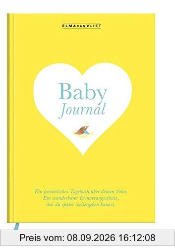 Elma van Vliet Baby Journal Sohn: Ein persönliches Tagebuch über deinen Sohn - Ein wunderbarer Erinnerungsschatz, den du später weitergeben kannst