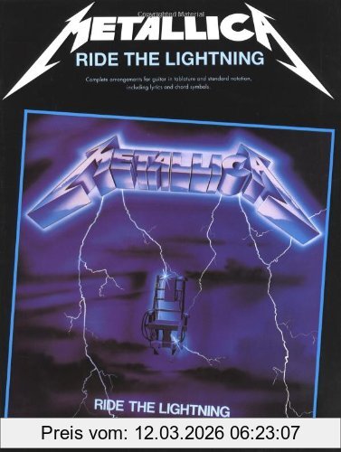 unbekannt Ride The Lightning. Gitarre, Tabulatur, Guitar Tab Edition