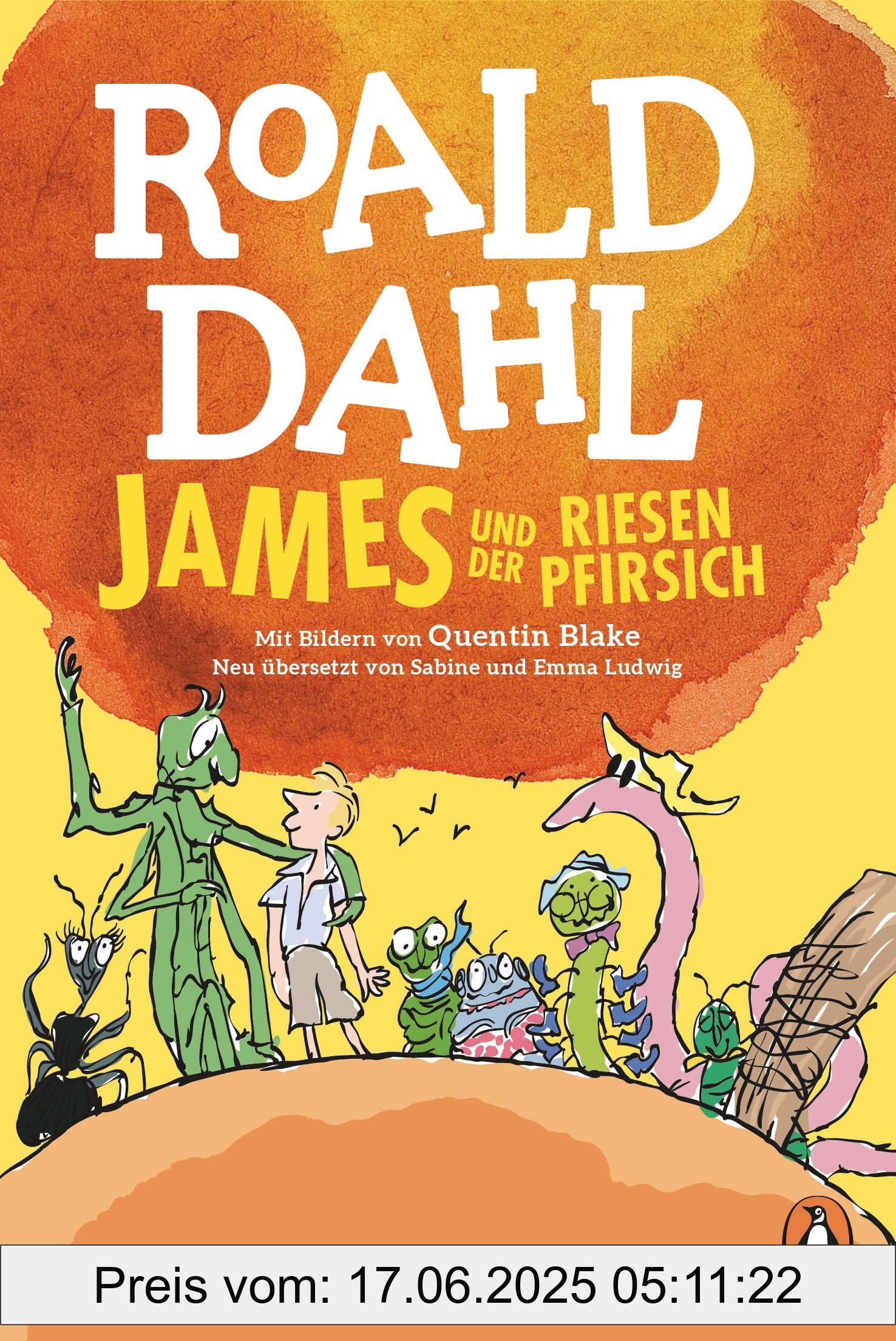 Brand : Penguin junior, Binding : paperback, Label : James und der Riesenpfirsich, medium : paperback, numberOfPages : 176, publicationDate : 2024-10-16, releaseDate : 2024-10-16, languages : german, ISBN : 3328303502