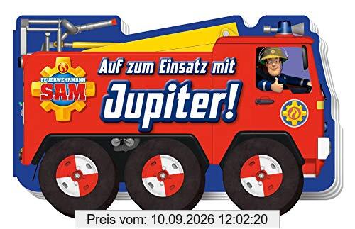Feuerwehrmann Sam: Auf zum Einsatz mit Jupiter!: Pappbilderbuch mit beweglichen Papprädern