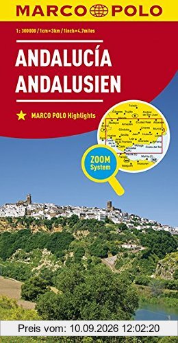 MARCO POLO Karte Spanien Andalusien 1:300 000 (MARCO POLO Karten 1:300.000)