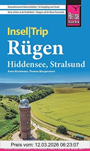 Anne Kirchmann Reise Know-How InselTrip Rügen Mit Hiddensee Und Stralsund, Reiseführer Mit Insel-Faltplan Und Kostenloser Web-App
