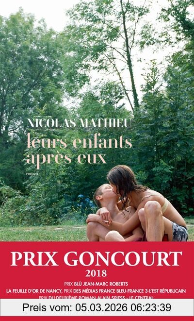 Nicolas Mathieu Leurs Enfants Après Eux