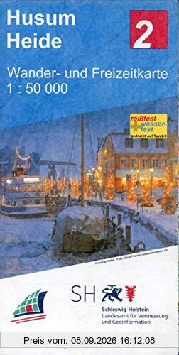 Husum - Heide Wander- und Freizeitkarte 1:50 000