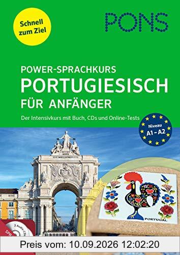PONS Power-Sprachkurs Portugiesisch für Anfänger: Der Intensivkurs mit Buch, CD und Online-Tests