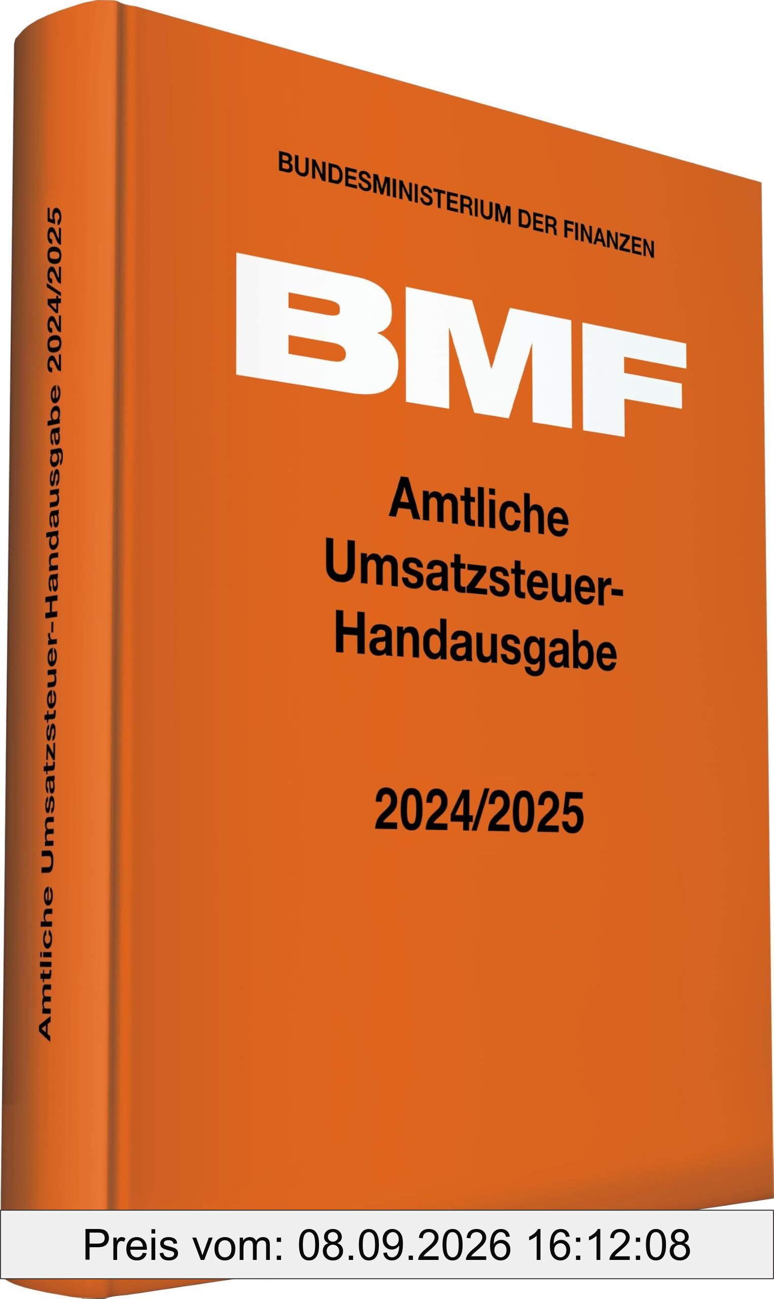 Amtliche Umsatzsteuer-Handausgabe 2024/2025