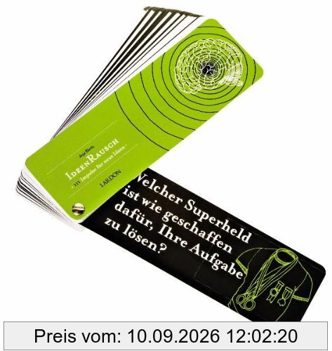 Ideenrausch - Als Geschenkidee oder für die eigene Inspiration, der Inhalt ist kreativ und verschafft fantasievolle sowie innovative Einfälle.