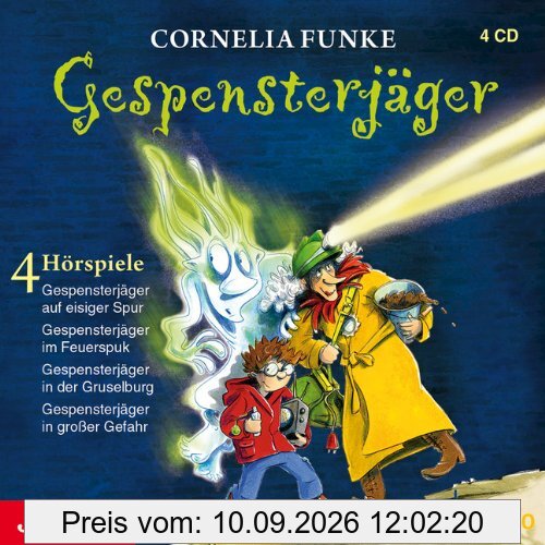 Gespensterjäger: Vier Hörspiele: Gespensterjäger auf eisiger Spur, Gespensterjäger im Feuerspuk, Gespensterjäger in der Gruselburg, Gespensterjäger in großer Gefahr