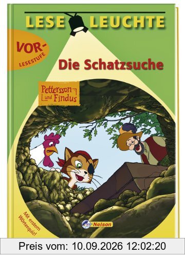 Pettersson und Findus, Die Schatzsuche: Leseleuchte Vor-Lesestufe