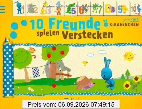 Kikaninchen - 10 Freunde spielen Verstecken: Erstes Zählen von 1 bis 10