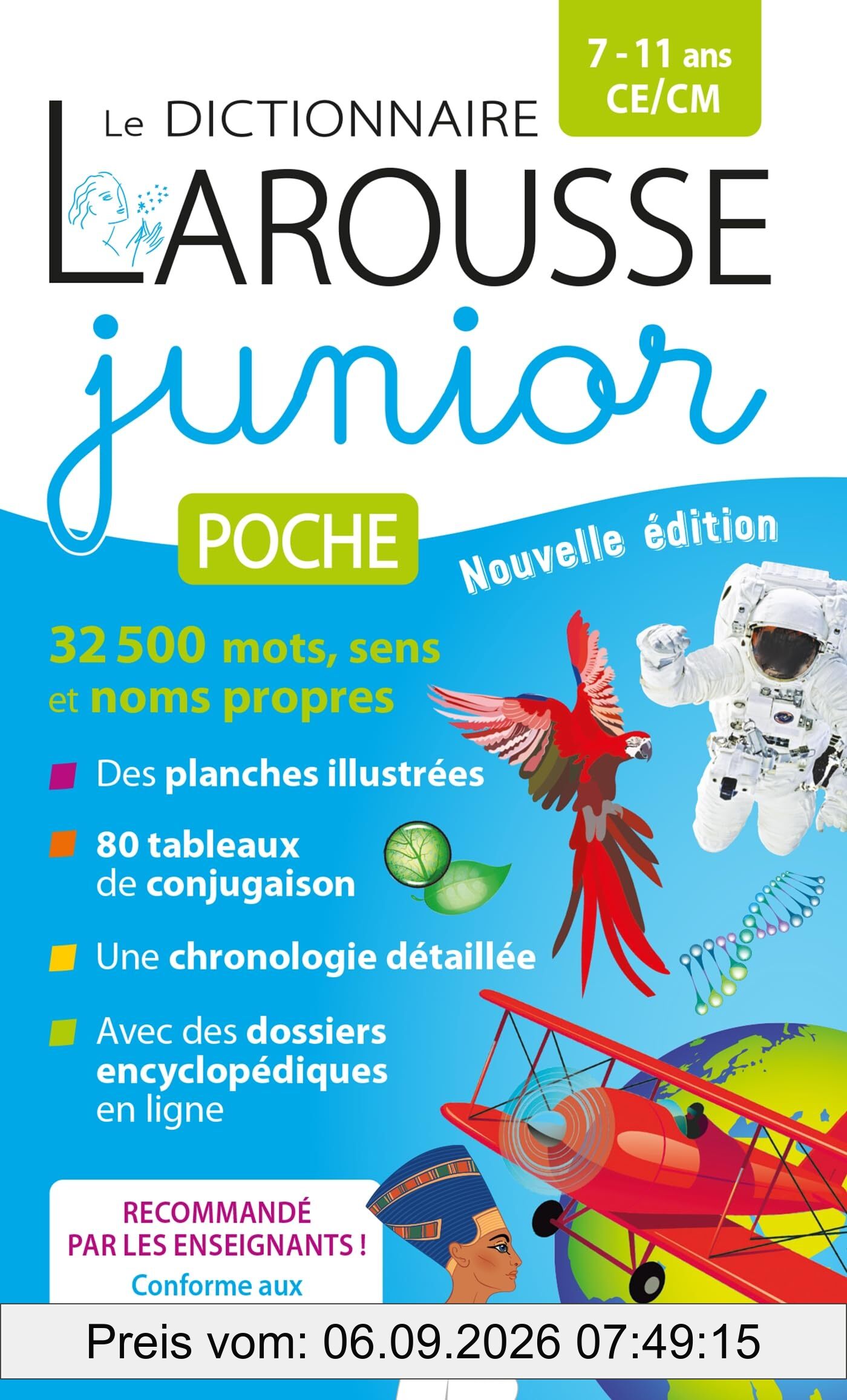 Le dictionnaire Larousse junior poche, 7-11 ans, CE, CM