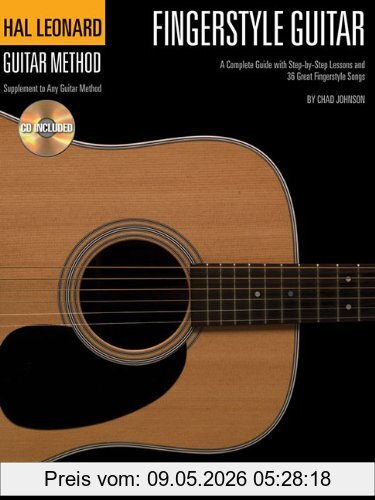 Various Hlgm Fingerstyle Guitar Method Bk/Cd (Hal Leonard Guitar Method (Songbooks))