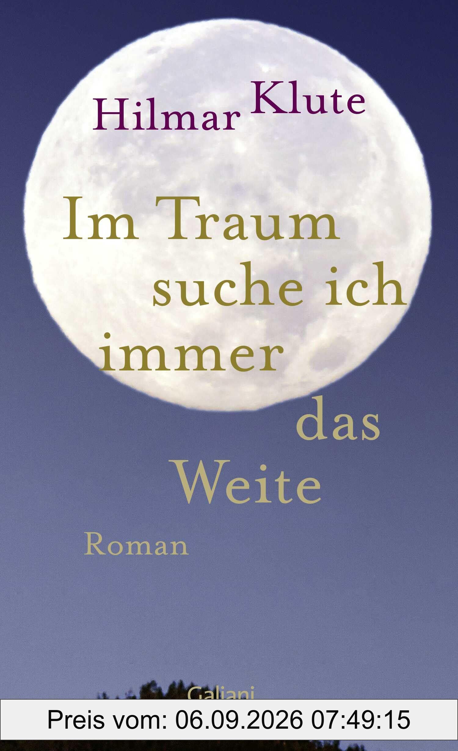 Im Traum suche ich immer das Weite: Roman