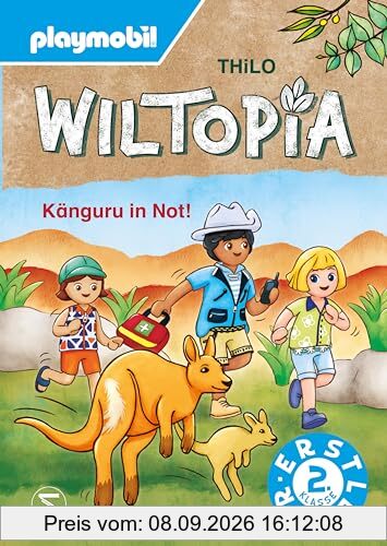 PLAYMOBIL Wiltopia. Känguru in Not!: Erstleser für Lesestufe 2 | Zweite Klasse | Mit Sachtexten über Natur und Tier am Ende der Geschichte