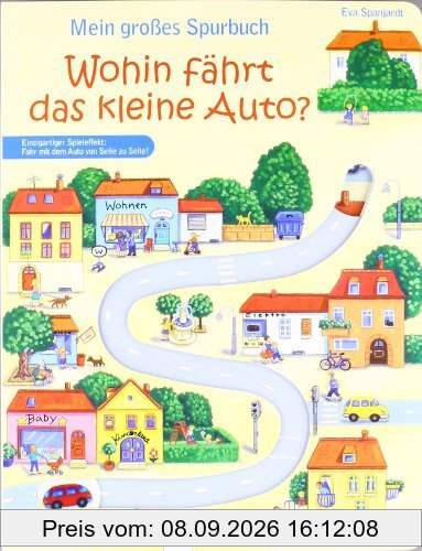 Mein großes Spurbuch - Wohin fährt das kleine Auto?