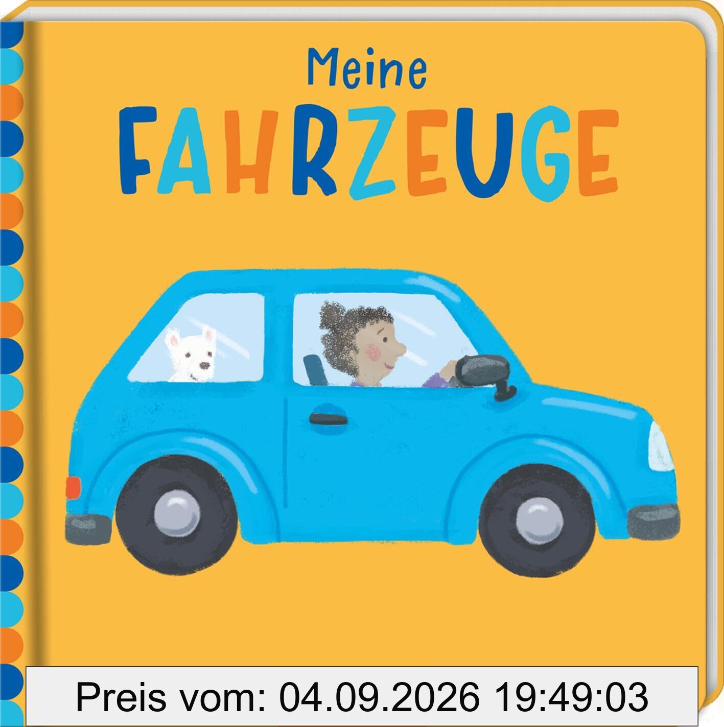 Meine Fahrzeuge: mit Knisterumschlag | Erstes Babybuch mit Knistereffekt zum Greifen und Entdecken für Kinder ab 3 Monaten