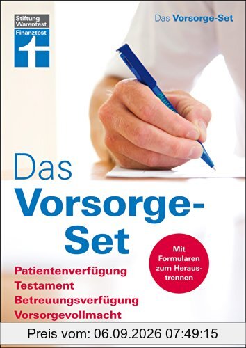 Das Vorsorge-Set: Mit Formularen zum Heraustrennen