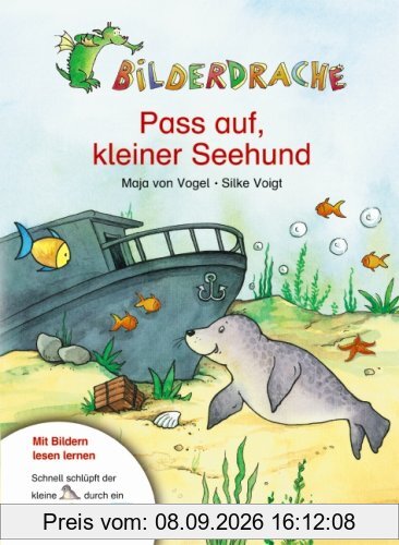 Bilderdrache. Pass auf, kleiner Seehund